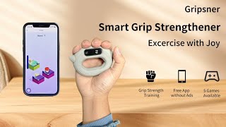 Gripsner Smart Hand Grip Strengthener for Exercise and Fun [upl. by Laurita848]