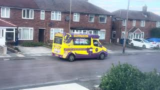 Whippy Brothers Ice cream van is back Mercedes Sprinter MK2 playing chime Yankee Doodle [upl. by Tavy]