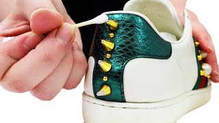 How to Repair £650 Gucci Trainers [upl. by Jamaal]