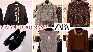 ZARA NEW FALLWINTER 2024 Collection NOVEMBER 2024 with PRICES Fashion [upl. by Adnohsad272]