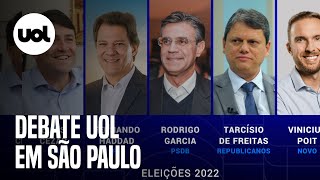 Debate ao vivo com candidatos ao governo de São Paulo  Eleições 2022 [upl. by Anolahs]