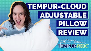 TempurCloud Adjustable Pillow Review  Most Versatile Pillow [upl. by Arianna]