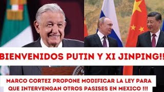 Marko Cortés le da la Bienvenida a Putin y Xi Jinping [upl. by Aennaej461]