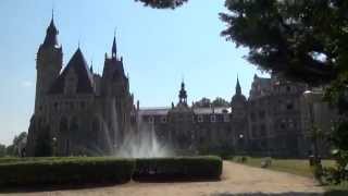 Zamek Moszna  Harry Potter Castle in Silesia [upl. by Nuyh]