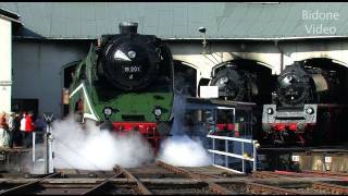 Dampflok Eisenbahnfest Bw Nossen 12  Steam Train  Züge [upl. by Leahcimed539]