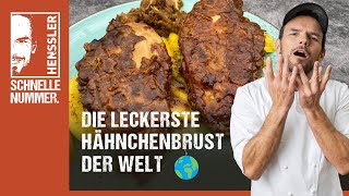 Schnelles Die leckerste Hähnchenbrust der Welt Rezept von Steffen Henssler [upl. by Osmo262]