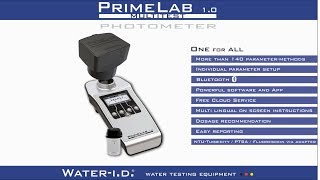 Photometer PrimeLab 10 – water testing equipment [upl. by Belcher408]