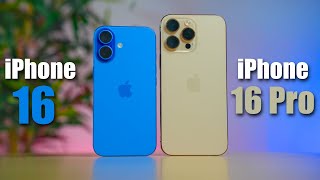 Was soll ich kaufen iPhone 16 vs 16 Pro im direkten Vergleich [upl. by Rambort]