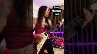 Bret Hart WWF WWE Entrance Theme on guitar [upl. by Rehptosirhc827]