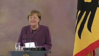 Angela Merkel Kanzlerin aD Dankesrede zur Ordensverleihung Berlin angelamerkel kanzlerin cdu [upl. by Malanie690]