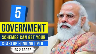 Top 5 government schemes for startups and MSMEs  Startup Funding  Startup Schemes  MSME [upl. by Panchito]