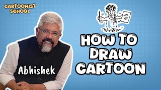 New cartoon art  cartoon drawing  कार्टून सीखें  how to draw cartoon [upl. by Namso]