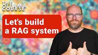 Lets build a RAG system  The Ollama Course [upl. by Nikki]