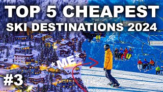 Cheap Skiing in Europe The Top 5 Cheapest SkiResorts [upl. by Ramal]