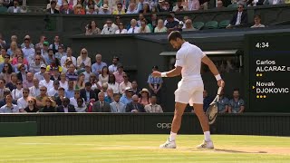 26 Minutes and 32 Points 🤯 Carlos Alcaraz and Novak Djokovics EPIC game in Wimbledon Final [upl. by Malachi646]