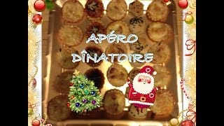 APERO DINATOIRE 5 Spécial NOEL mini quiches pizzas et feuilletés [upl. by Kilmarx162]