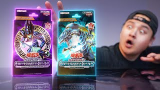 OPENING NEW YUGIOH 25TH ANNIVERSARY BLUEEYES amp DARK MAGICIAN STRUCTURE DECKS NEW RARITY [upl. by Asylem]