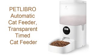 PETLIBRO Automatic Cat Feeder amp Features [upl. by Ahlgren901]