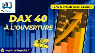 Erick Sebban  « DAX 40  Pas de signal baissier » [upl. by Fernandez512]