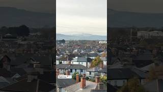 View from my room in Dublin 🏔️✨ snow amaran photography [upl. by Saref]