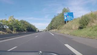 France by Autoroute  A71  A20 junction for Vierzon northbound [upl. by Corrine]