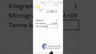 Convert Kilogram into Metric Tonne Microsoft Excel msexcel ton excel shorts [upl. by Petracca301]