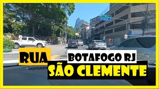 Bairro de Botafogo RJ  Rua São Clemente  FULL HD [upl. by Enytsirhc144]