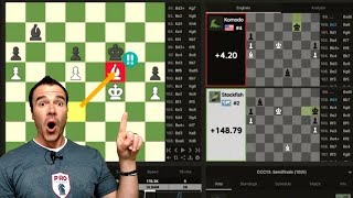 The Best Bishop Endgame Of All Time  Computer Chess Championship [upl. by Dari]