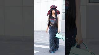 Megan Thee Stallion Punk Rock Chić Slay In These Korea Streets megantheestallion fashionpolice [upl. by Hannazus878]