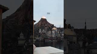 Erupting Volcano Mount Prometheus at Tokyo DisneySea [upl. by Chilt]