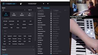 Arturia Keylab Essential 61 Using with Reason [upl. by Porty]