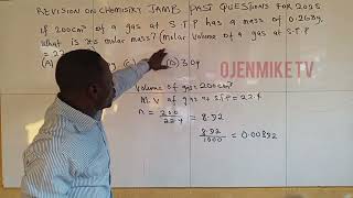 stoichiometry mass volume relationship solving get 90 in Chemistry JAMB [upl. by Muiram]