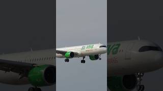 VivaAerobus Avion 50 livery landing at Chicago O’Hare [upl. by Eiuqcaj916]