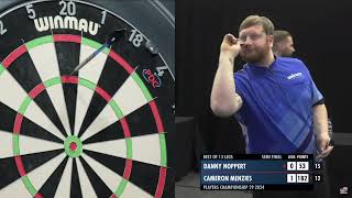 Darts 2024 Players Championship 29 Semi Final Menzies v Noppert Highlights [upl. by Isabea]