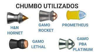 PERFURAÇÃO 2 GAMO PBA PLATINUM GAMO ROCKET PROMETHEUS HampN HORNET E GAMO LETHAL [upl. by Arehs615]