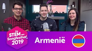 Eurovision 2019 Armenia – Reaction video in Dutch  Songfestivalbe [upl. by Dearman]