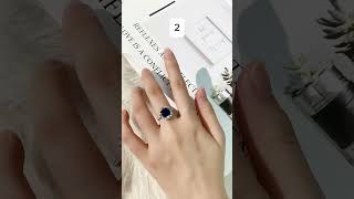 Which gemstone ring is the most elegant engagementring weddingring customdesign lggjewelryring [upl. by Honora228]