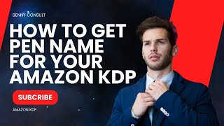 How to get profitable pen name for amazon kdpKDP pen name [upl. by Cesaro61]