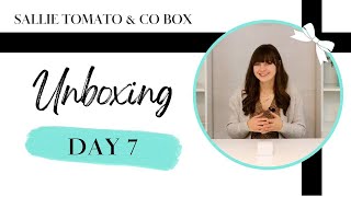 Day 7 Sallie Tomato amp Co Unboxing [upl. by Hctub124]