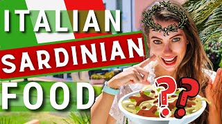 TOP 10 ITALIAN SARDINIAN FOOD Going to Sardinia Local Italian  Sardinian Food to Try [upl. by Wunder]