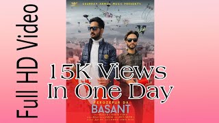 Ferozepur Da Basant Full HD Video Song  Rinku  Gaurrav Anmol  AMINXR  Gaurav Anmol Music [upl. by Ymmas]