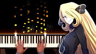 Pokemon DiamondPearl Approaching Champion Cynthia Piano Etude Extended [upl. by Giffy]