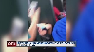 Racist chant recorded on school bus [upl. by Maryjane]