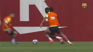 Ousmane Dembele insane skill training session [upl. by Llevert]