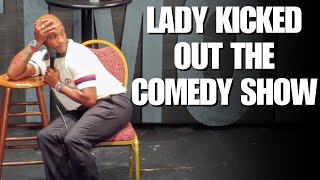 Lady Kicked Out The Comedy Show  Ali Siddiq Stand Up Comedy [upl. by Sisely]