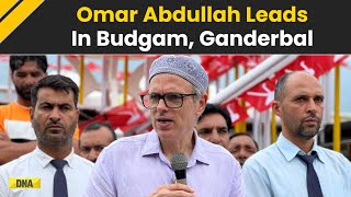 Jammu And Kashmir Election Result 2024 Omar Abdullah leads in Budgam Ganderbal BJP Trails Behind [upl. by Dnob207]