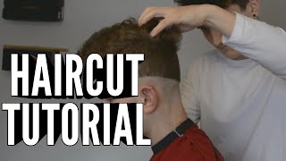 Hair Tutorial 1  Haare  Übergang selber Schneiden [upl. by Bald]