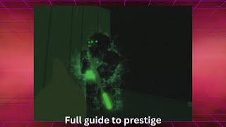 SCP Roleplay Full guide on prestige How to prestige prestige cosmetics etc [upl. by Nema160]