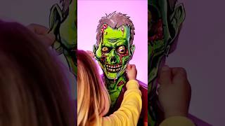 Un petit démaquillage tout en douleur 😅🤣 zombiemakeup makeupremoval [upl. by Lew]