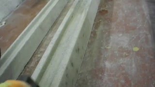 How to plaster and eliminate surface voids in concrete posts [upl. by Hare]